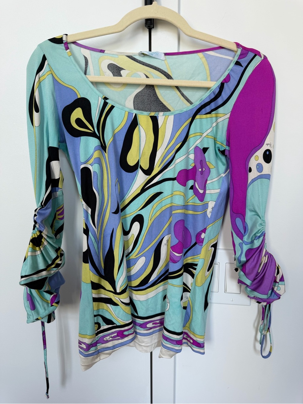 Vintage Emilio Pucci Scoop Neck Top